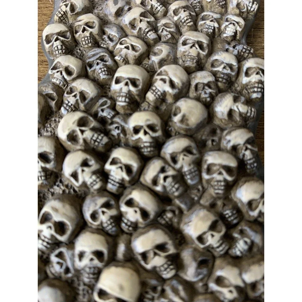 Dept 56 Halloween Road Kill Straight Road Set of 2 Pieces Skulls 6010466